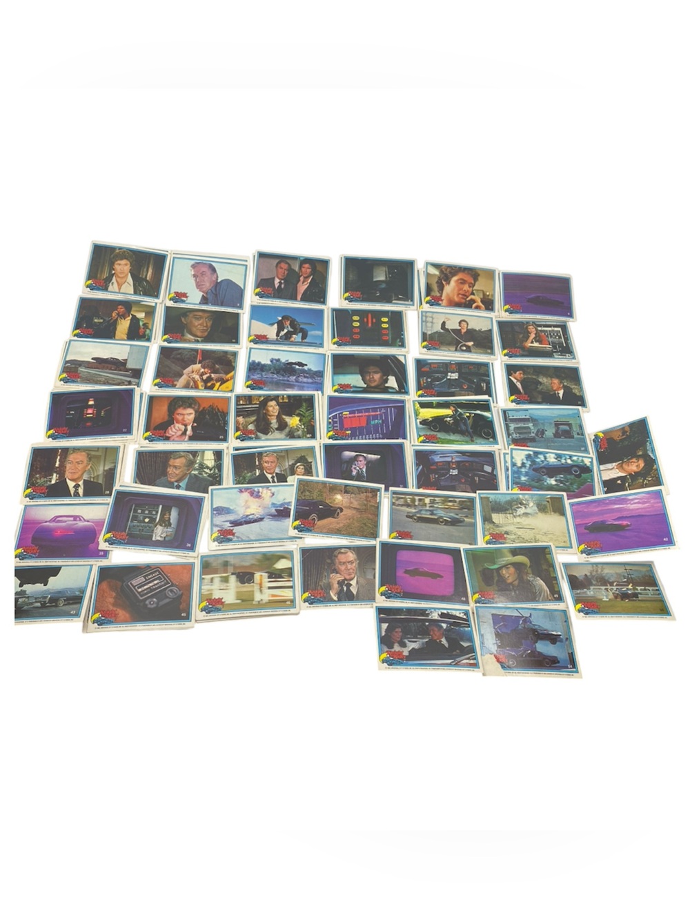 Vintage Knight Rider 1983 tv show trading collectible cards set 146 cards as is